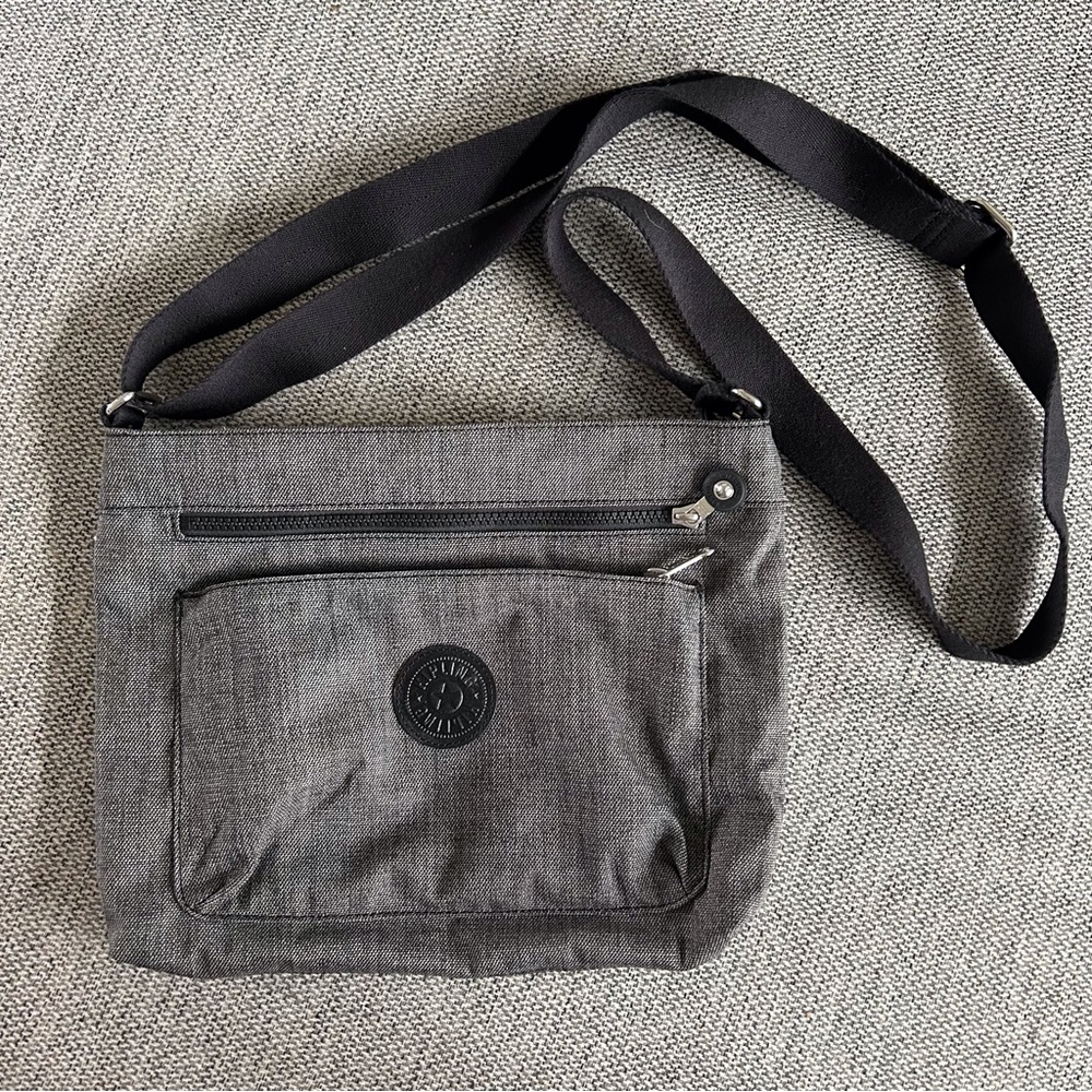Gray Kipling Bag